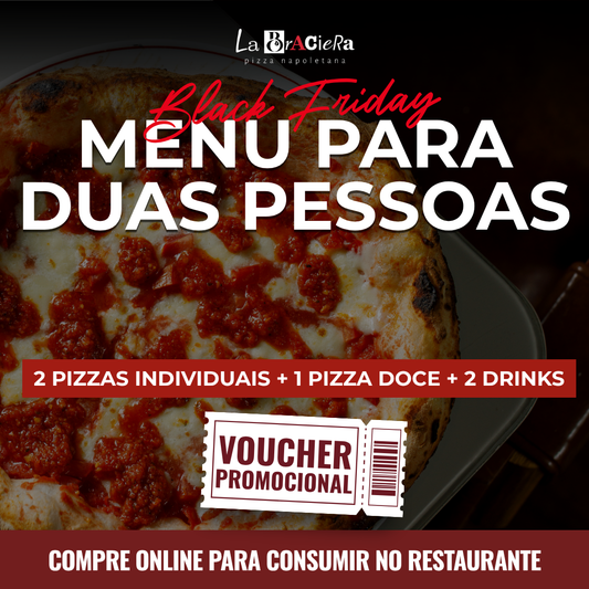 Black Friday - Menu para duas pessoas