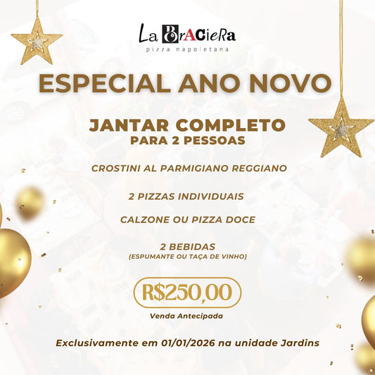 Especial Jantar 01.01 para 2 Pessoas